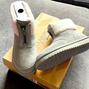 Kookaburra by UGG,faux fur mini boots,style-Lytta.Color-wild dove.Size 5 medium